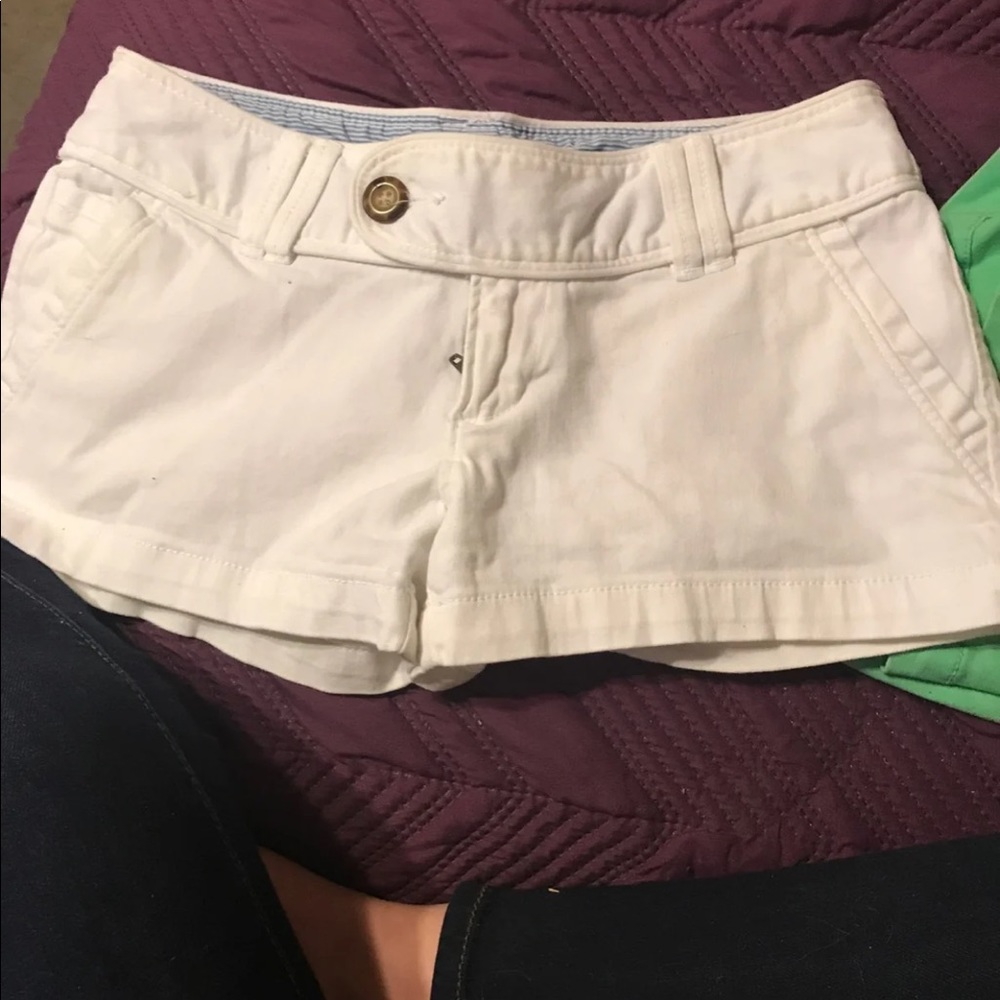 White Red Camel shorts